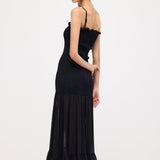 Käteta Maxi Kleid Musta Värviga