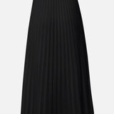 Pleated Midi Seelik Mustas