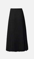 Pleated Midi Seelik Mustas