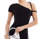 Must Bodycon Mini Kleid mit Gedrehtem Riemen