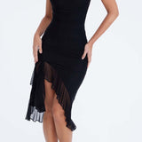 Veealune Rinnatükk Midi Kleid