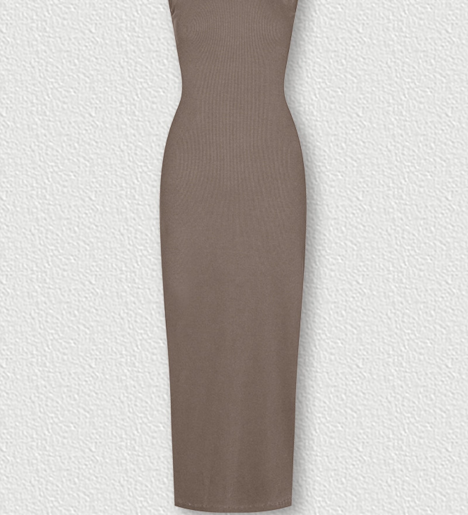 Ribbed Bodycon Midi Kleit