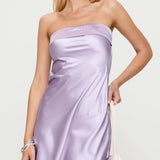 Phillipa Off-Shoulder Lilac Mini Dress
