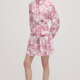 Lilleline Rüselus Smocked Mini Kleit Kihtidega