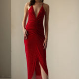 Diamante Rikkaliku Midi Dress