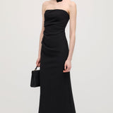Must Off Shoulder Midi Kleid