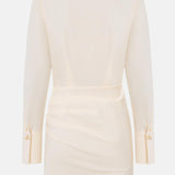 Krae ja Drapeeritud Mini Kleit