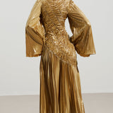 Metallic Maxi Dress