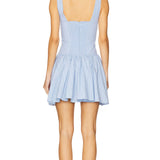 Vöökoht Korsett Mini Kleid Langetatud