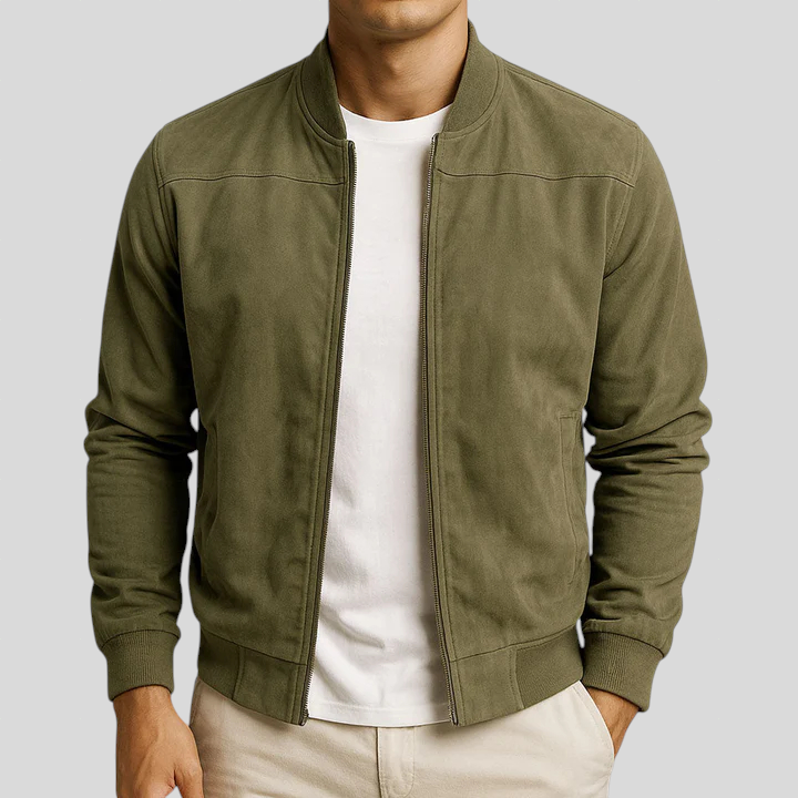 Domagoj - Klassikaline Suede Jakk – Elegants Ilma Kompromissideta