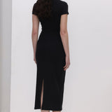 Jersey Bodycon Midi Kleit