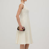 A-Line Varrukateta Midi Kleit