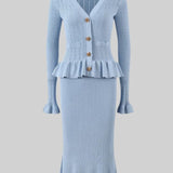 Volangidega flared trikoomeel