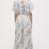 Lilleline Laineline Vöö Midi Kleid