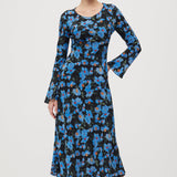 Lilleline Siid Midi Kleid