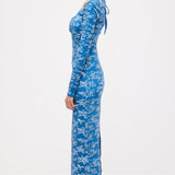 Lilleline Slim Split Midi Kleit