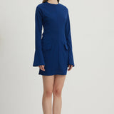 Tihe Slim-Fit Hip-Hugging Mini Dress