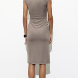 Sturdy Pique Midi Dress