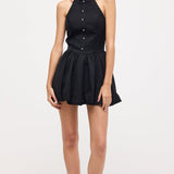 Varrukateta Mini Kleit Halterkaelusega