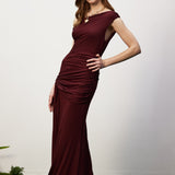 Mahagon Tugev Slinky Maxi Kleid mit Kalasaba