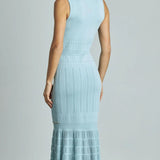 Veniv Midi Kleidiga, millel on Rhinestones