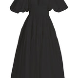 Fallingwater Ruffled Midi Dress