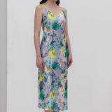 Lillemustriga Slip Midi Kleit