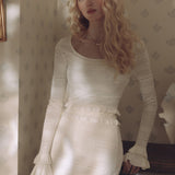 Avatud Kudumisega Mini Kleid