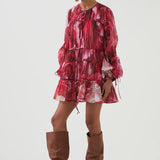 Mini Kleid mit Rüschendetails