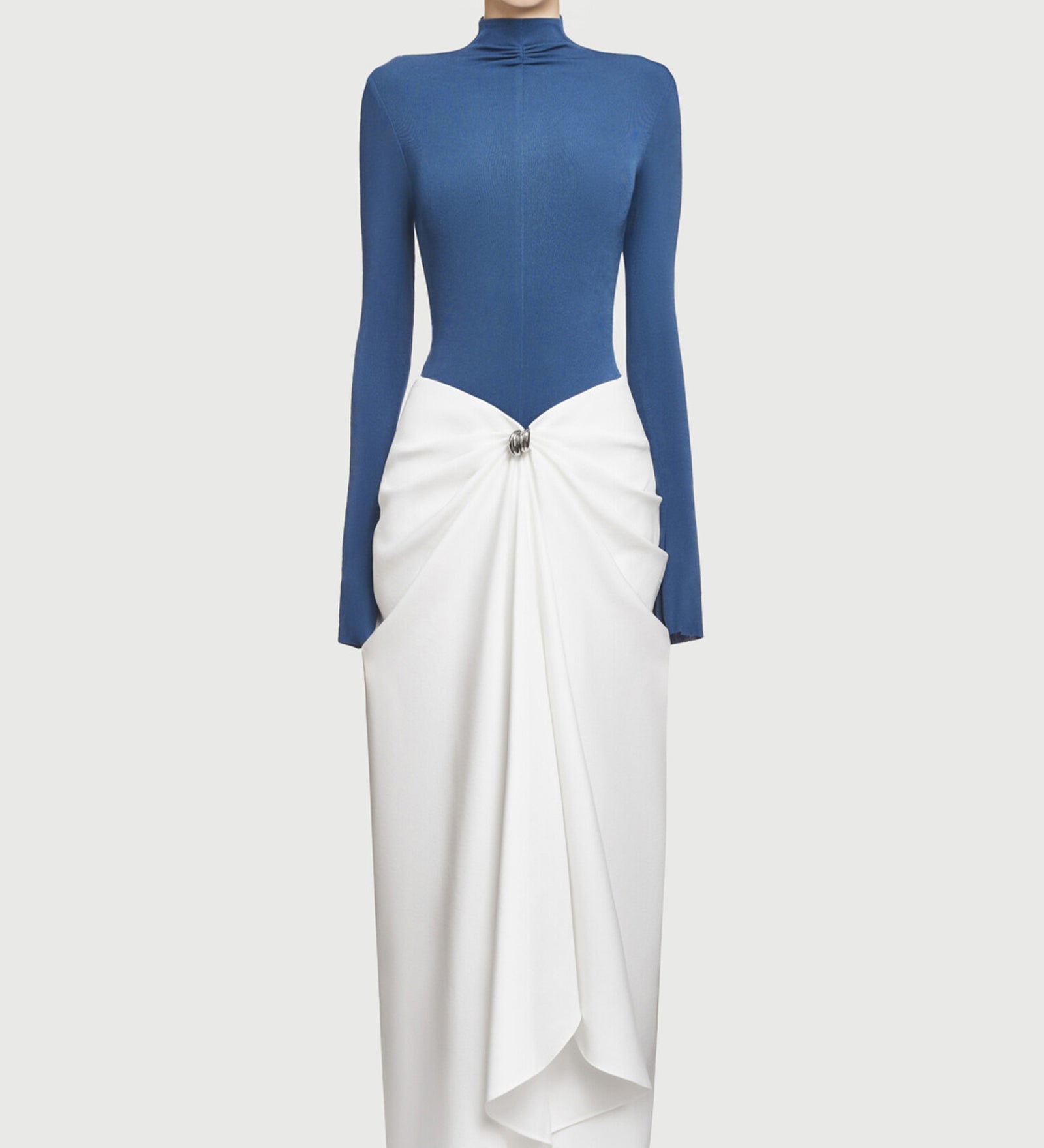 Asümmeetriline Plisseeritud Maxi Kleit