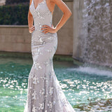 Merineitsi Sädelev Trumpet Maxi Kleid