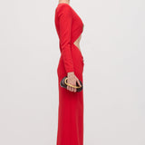 Maxi Kleid mit Herzdetails