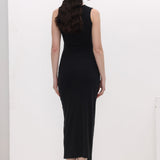 Ribbed Bodycon Midi Kleit