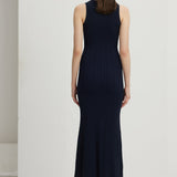 Metalliknuppudega Kootud Midi Kleid