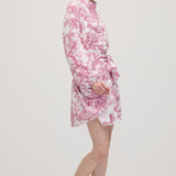 Lilleline Rüselus Smocked Mini Kleit Kihtidega