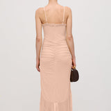 Siluetiga Ruffled Maxi Dress