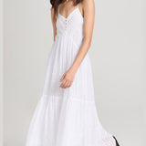 Tühi Tikandiga Midi Kleid