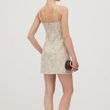 Decorative Boucle Mini Dress