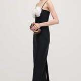 Lilleline Seljaauk Maxi Kleid mit Spaghetti-Trägern