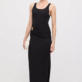 Käteta Vöökoht Midi Kleid