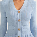 Volangidega flared trikoomeel