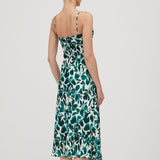 Roheline Leheprint Midi Kleid
