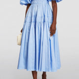 Fallingwater Ruffled Midi Dress