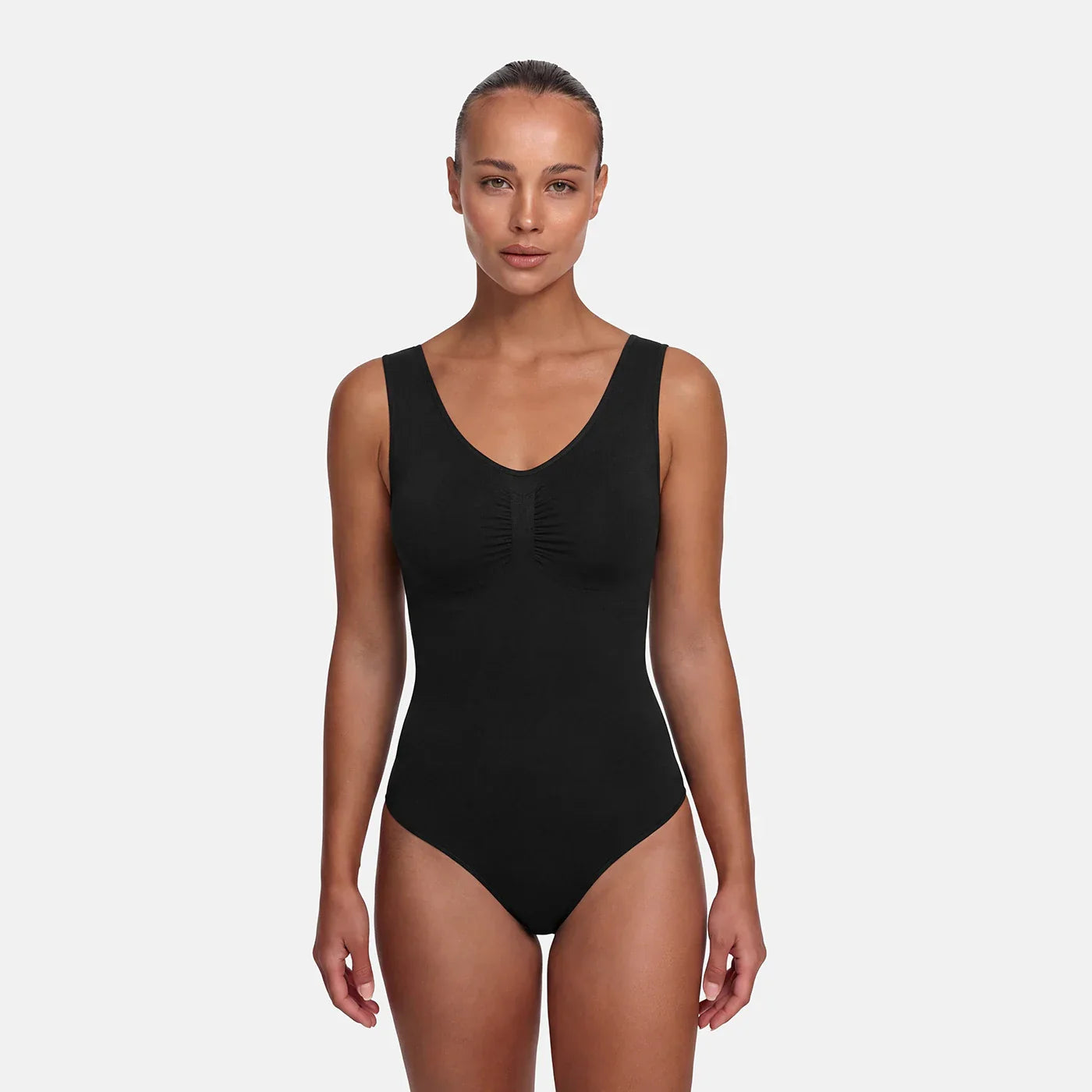 Tank Bodysuit Sculpting Shapewear koos Aluspükstega