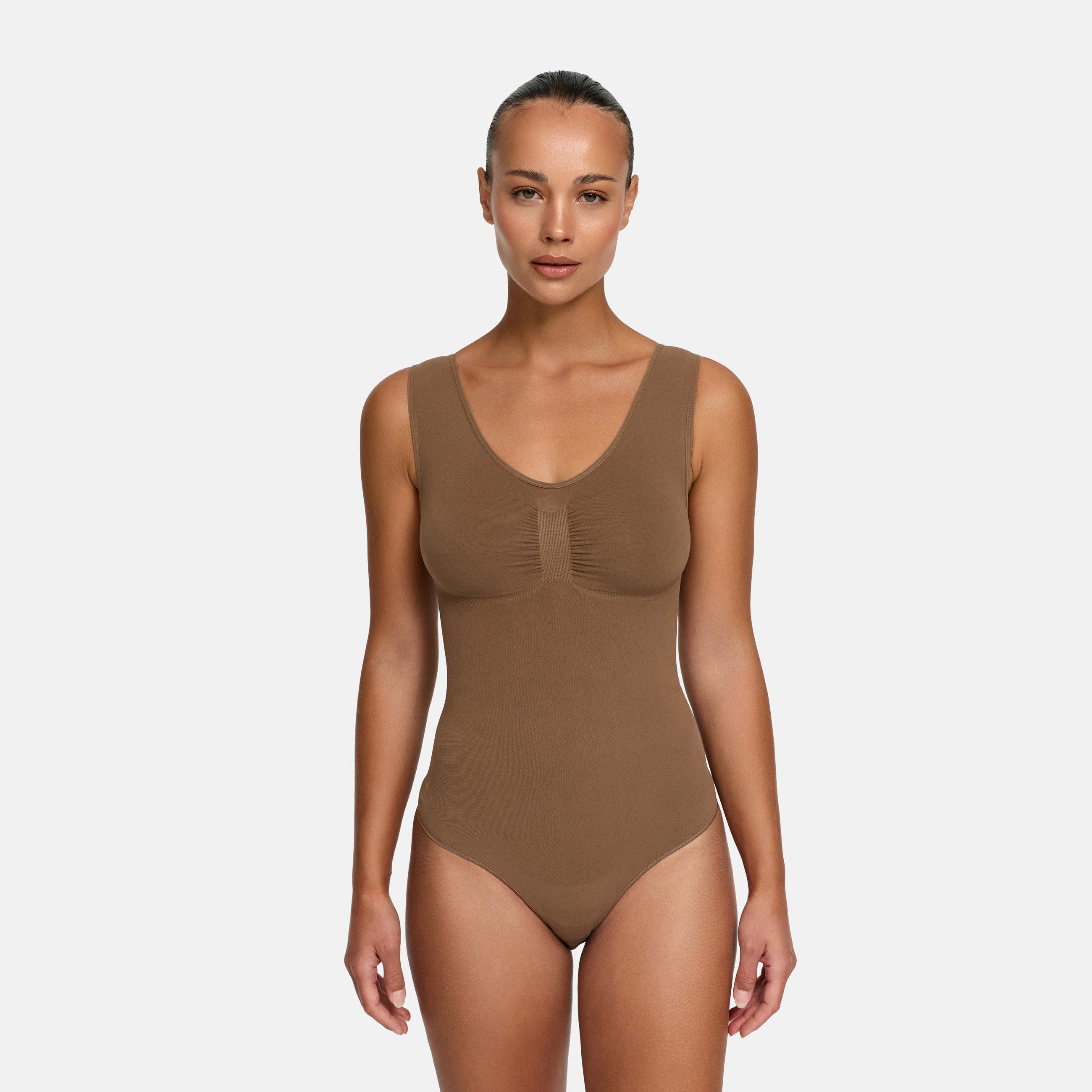 Tank Bodysuit Sculpting Shapewear koos Stringiga