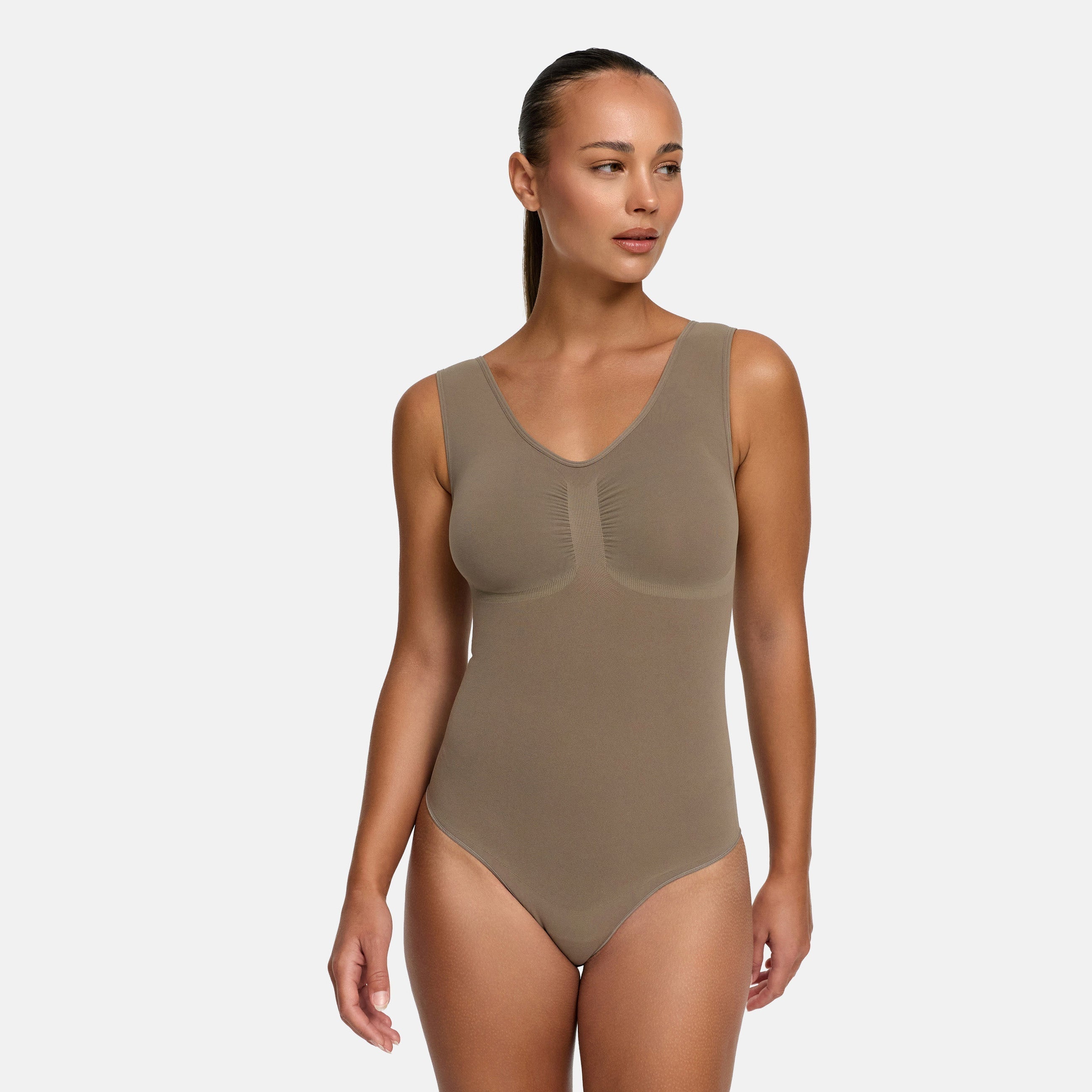 Tank Bodysuit Sculpting Shapewear koos Stringiga