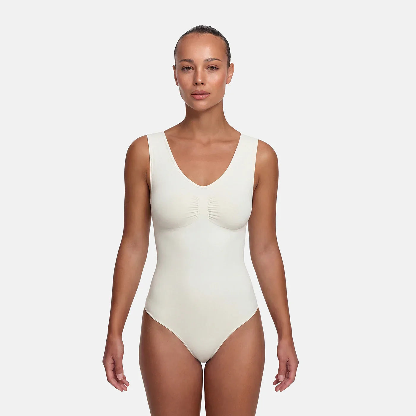 Tank Bodysuit Sculpting Shapewear koos Aluspükstega