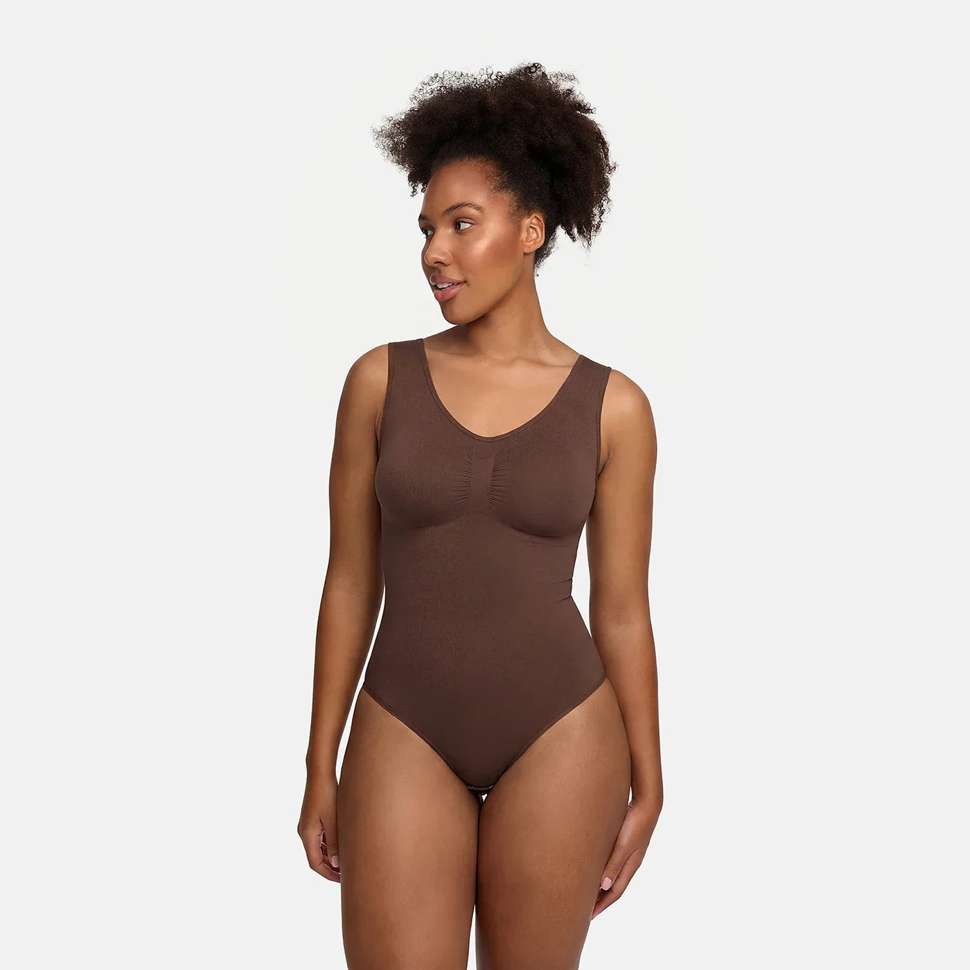 Tank Bodysuit Sculpting Shapewear koos Stringiga