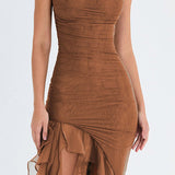 Veealune Rinnatükk Midi Kleid