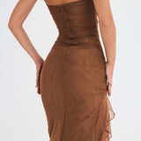 Veealune Rinnatükk Midi Kleid